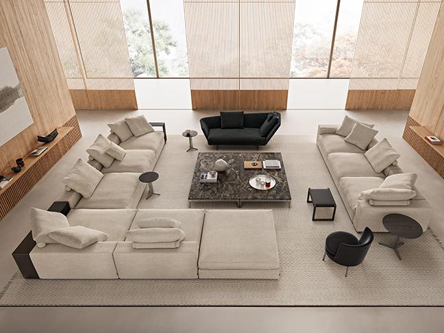 Flexform Groundpiece sectional sofa