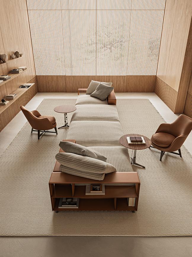 Flexform Groundpiece sectional sofa