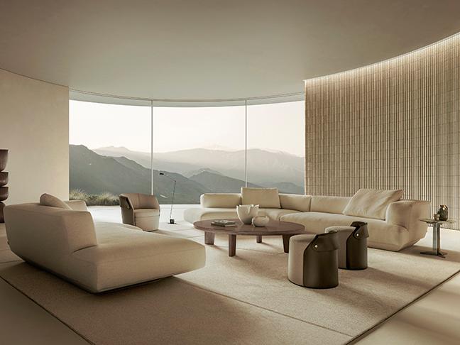 Flexform Loungescape sectional sofa