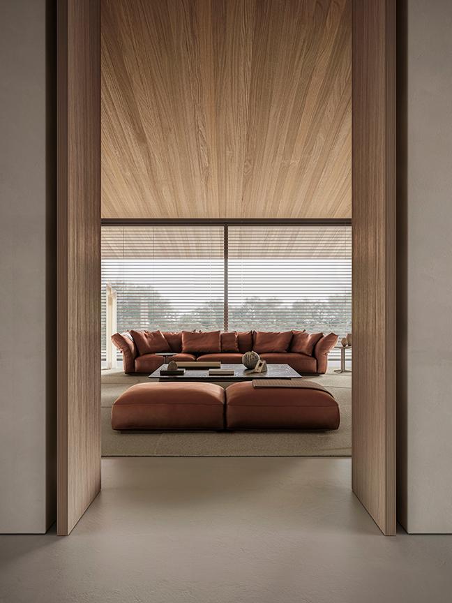 Flexform Camelot sectional sofa