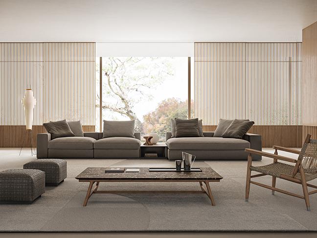 Flexform Groundpiece sectional sofa