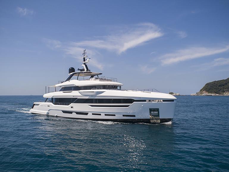 Baglietto Superyacht DOM 133 #3 from the outside