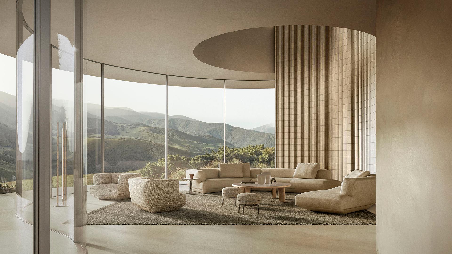 Flexform Loungescape sectional sofa