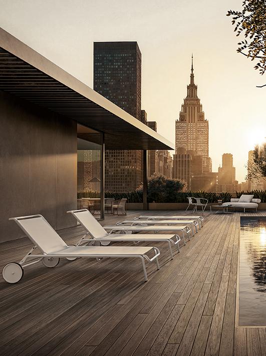 Flexform Outdoor Atlante Light daybed