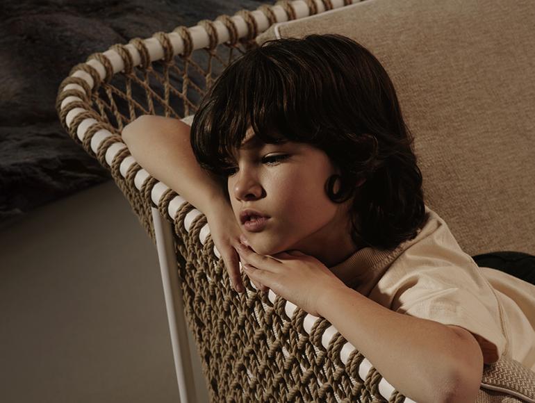 Flexform adv campaign Oasis sofa