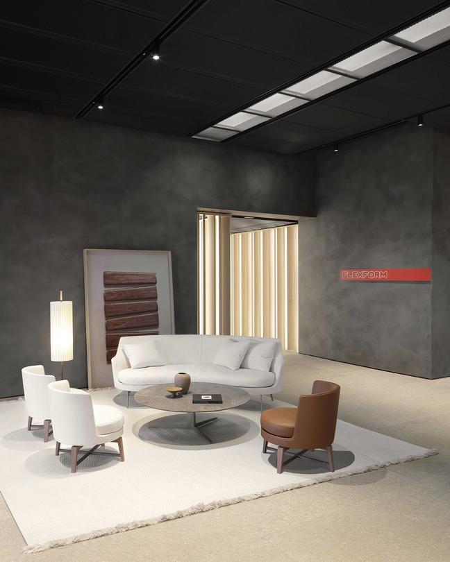 Flexform Corporate Showroom Meda