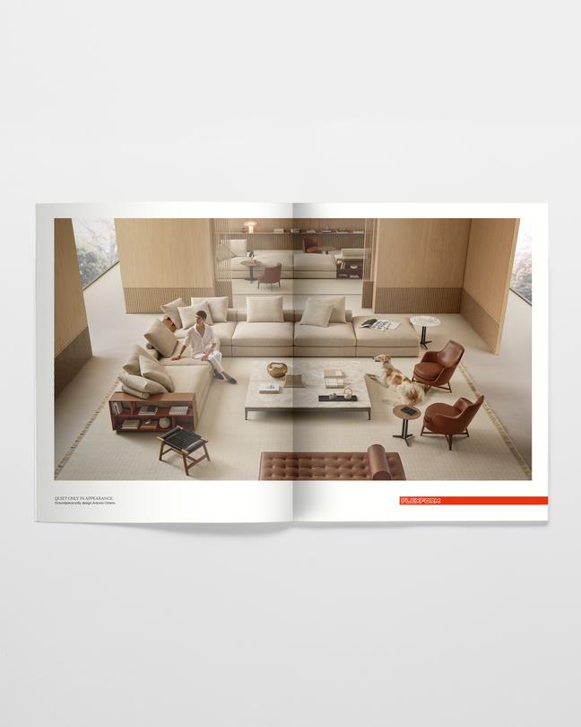 Flexform Groundpiece sectional sofa