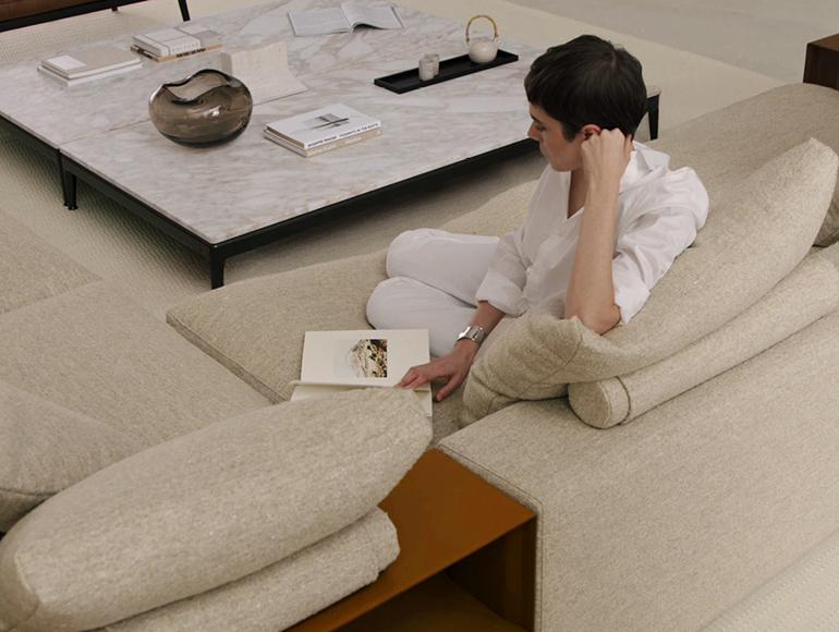 Flexform Groundpiece sectional sofa